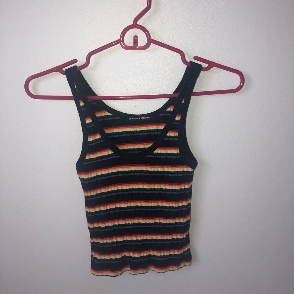 colorful tank top